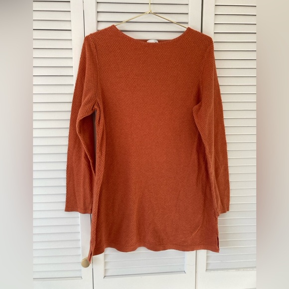 J. Jill Sweaters - Women's J Jill Warm Textured Rust Knit Sweater Size Large